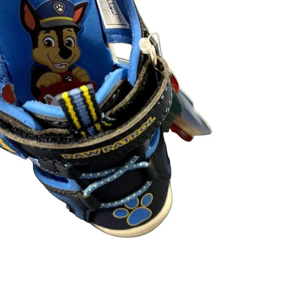 Nickelodeon Paw Patrol Baby Toddler Boys Sport Sandals‎ Size 7 Blue Light Up